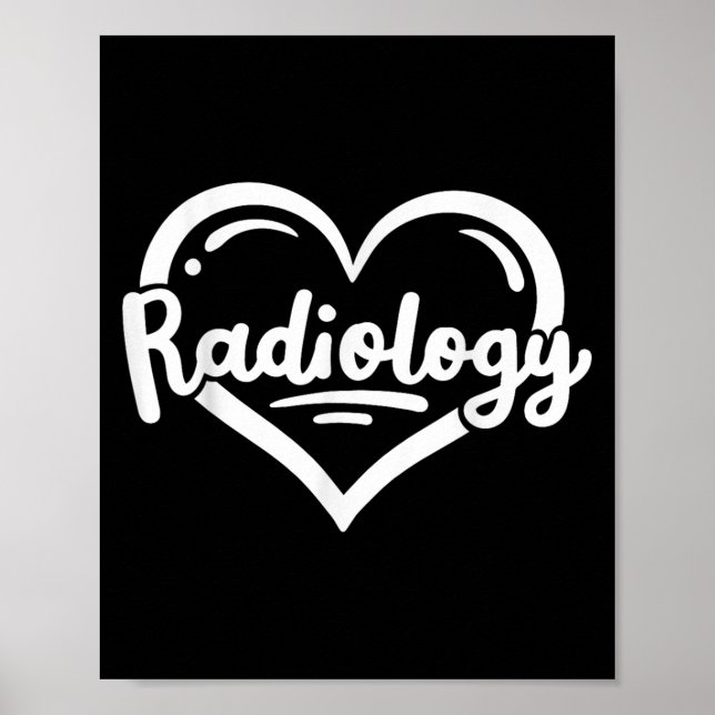 Radiology Tech Technician X-ray Tech X-ray Technol Poster (Framsidan)