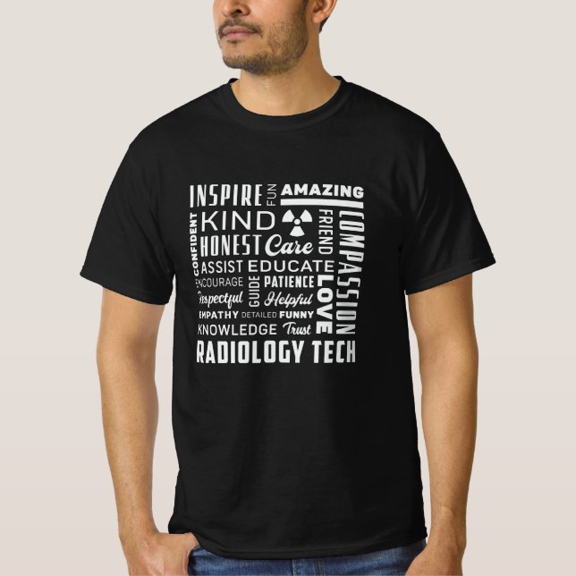 Radiology Tech Technolog Rad Tech X-Ray Techs T Shirt (Framsida)