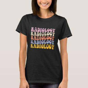 Radiology Technolog Groovy Boho Rad Tech T Shirt