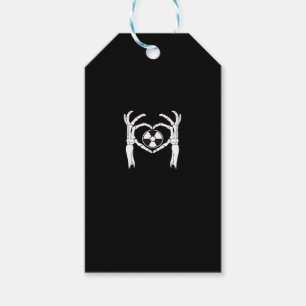 Radiology X-Ray Tech Hjärtformade Skeleton Händer  Presentetikett