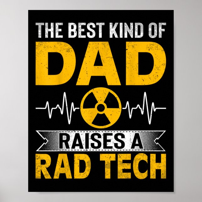Radiology Xray Tech's Pappa. Den bästa sortens Pap Poster (Framsidan)