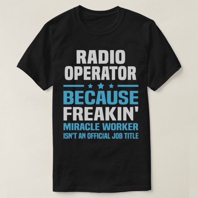Radiooperatör 13 t shirt (Design framsida)