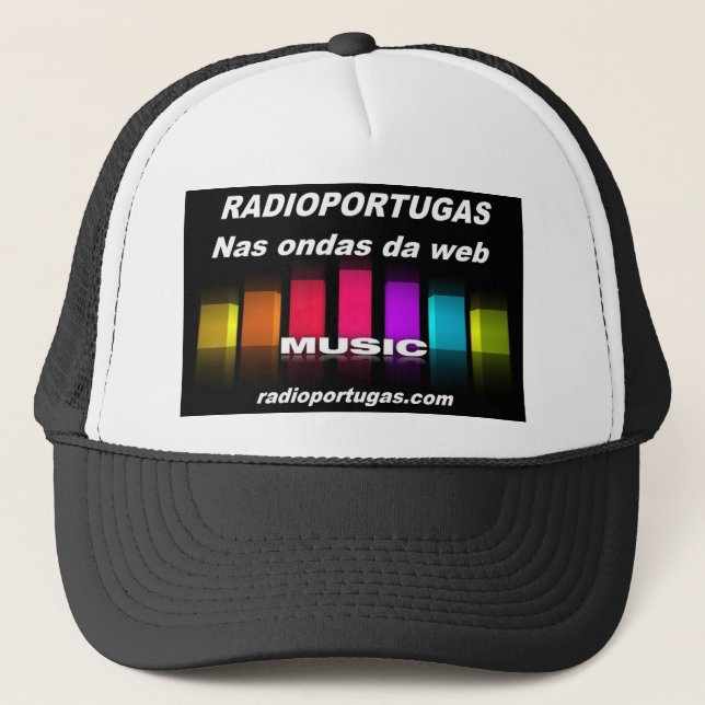 Radioportugas , nas ondas da web , bone keps (Framsida)