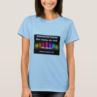 Radioportugas , nas ondas da web , feminino t shirt