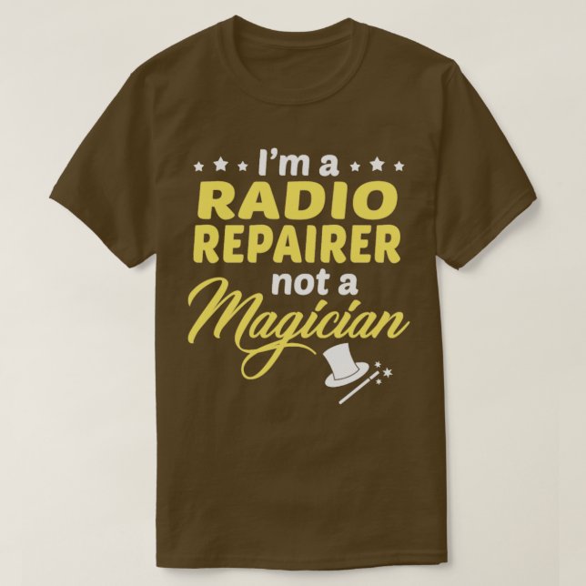Radioreparatör T Shirt (Design framsida)
