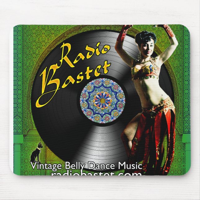 Radiosände Bastet Mousepad Musmatta (Framsidan)