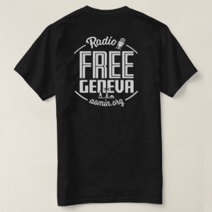 Radiosände den fria Geneva T-tröja (svarten) Tee