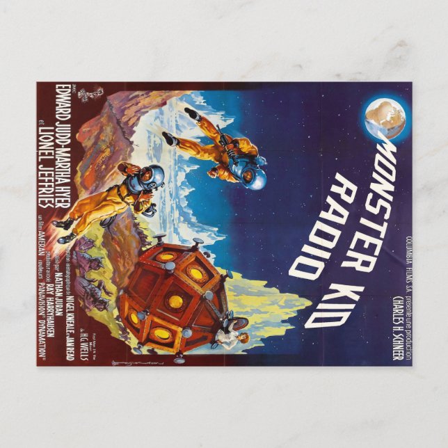 Radiosände den gigantiska vykortet för den första vykort (Framsida)