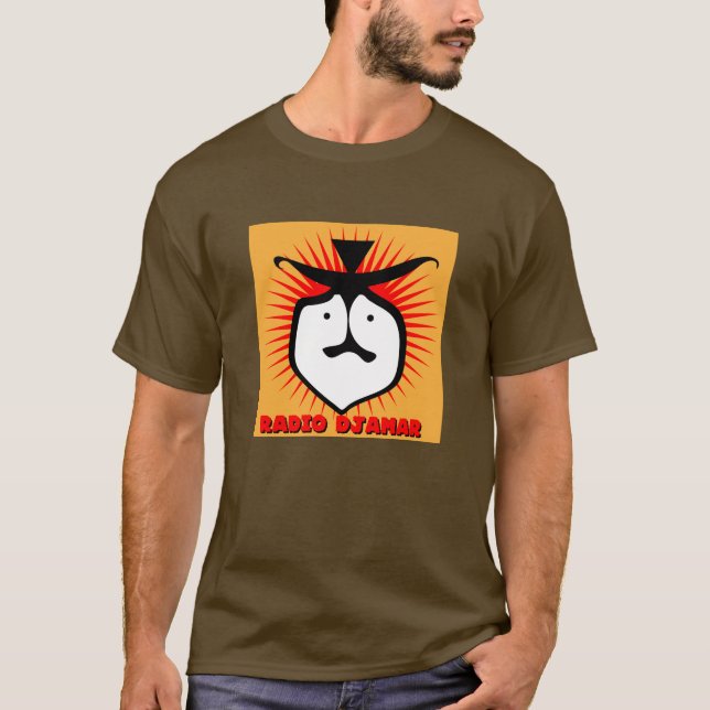 Radiosände Djamar logotyp 3 T-shirt (Framsida)