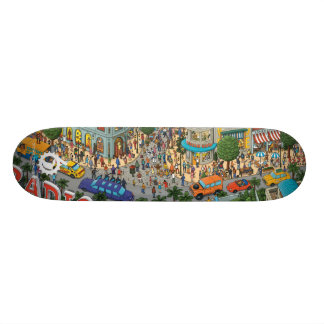 RADIOSÄNDE DREVSICKS: PEDAL- LAGER ver. Skateboard Bräda 20,5 Cm