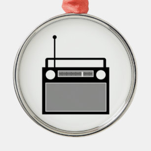 Radiosände Julgransprydnad Metall