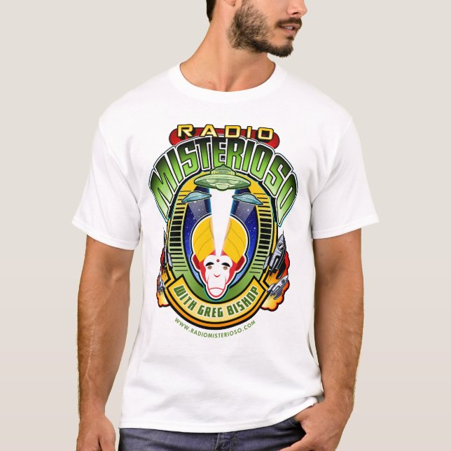 Radiosände Misterioso den officiella skjortan #2 - T-shirt (Framsida)
