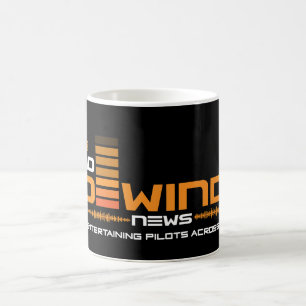 Radiosände Sidewindermuggsvart Kaffemugg