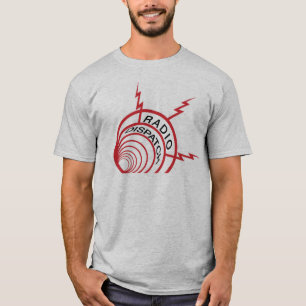 Radiosände utskickmanar t-skjorta t shirt