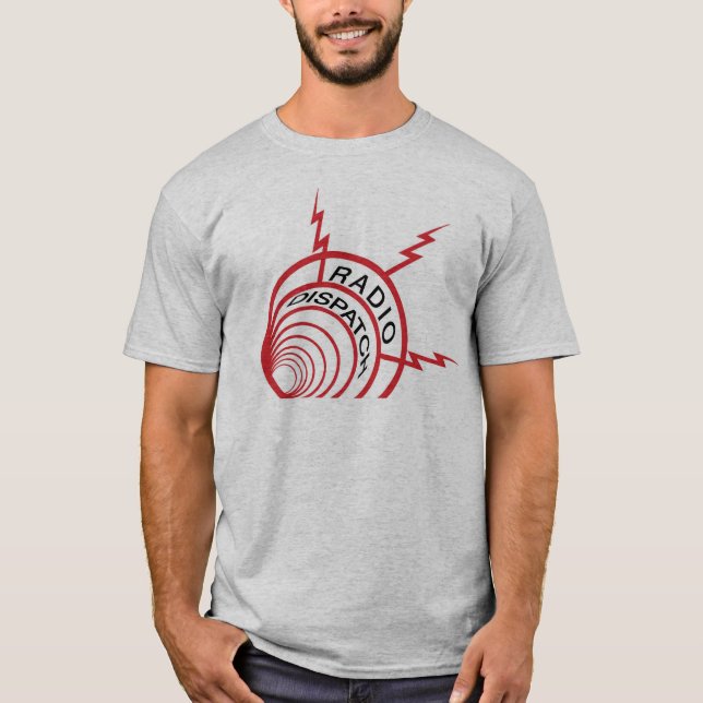 Radiosände utskickmanar t-skjorta t shirt (Framsida)