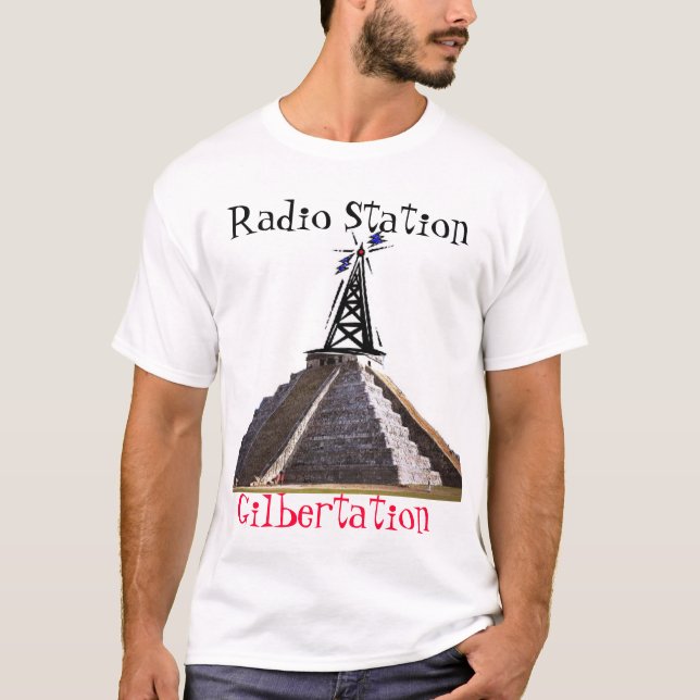 Radiostation Gilbertation Tee Shirt (Framsida)