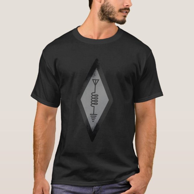 Radiosymboloperatör Ham Internationell Amateur T Shirt (Framsida)