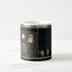 Radioutrustning för militär Vintage Kaffemugg