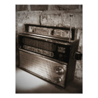 Radioutskrift i Fantastisk Vintage