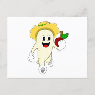 Rädisa som bonde med frukt vykort