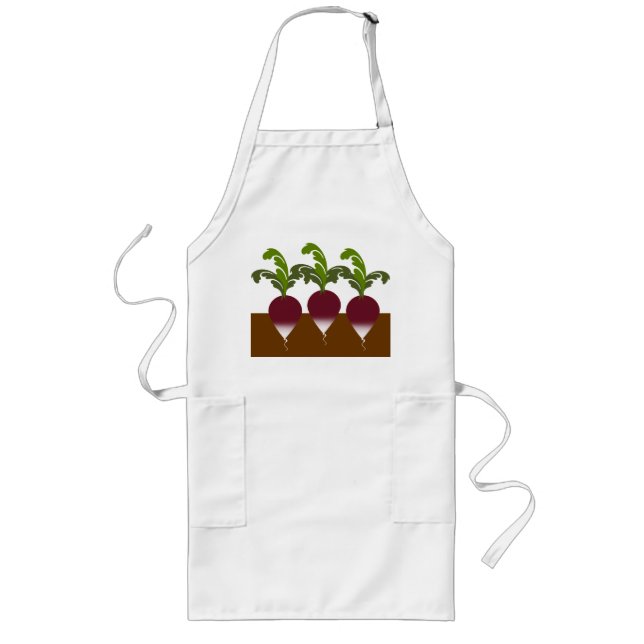 Radish Apron Långt Förkläde (Framsidan)