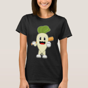 Radish Baseball Baseball fladdermus T Shirt