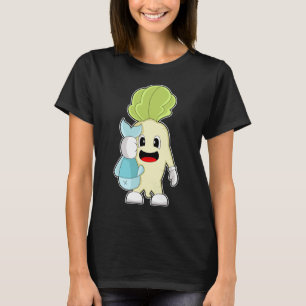 Radish Fisher Fish Fishing T Shirt
