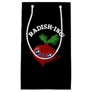 Radish-ing Funny Veggie Radish Pun Mörk BG
