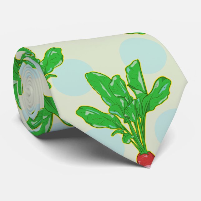 Radish Mönster Polka dots Slips (Rullad)