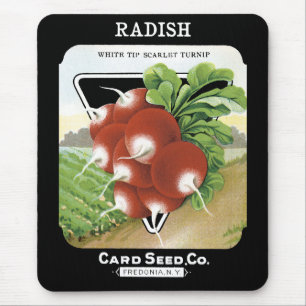 Radish Seed Packet Label Musmatta