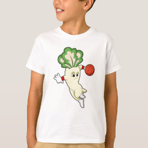 Radish vid Basketball Sports T Shirt