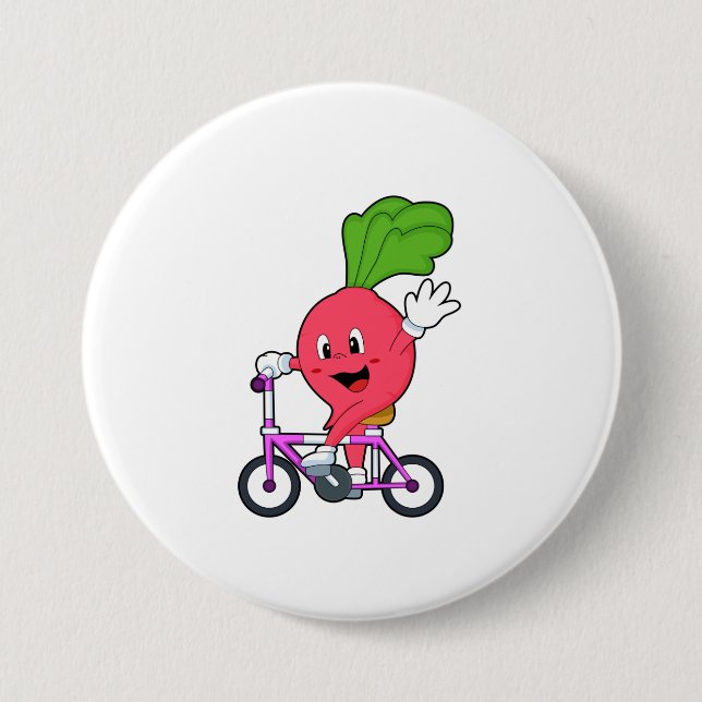 Radish with Bicycle Knapp (Framsida)
