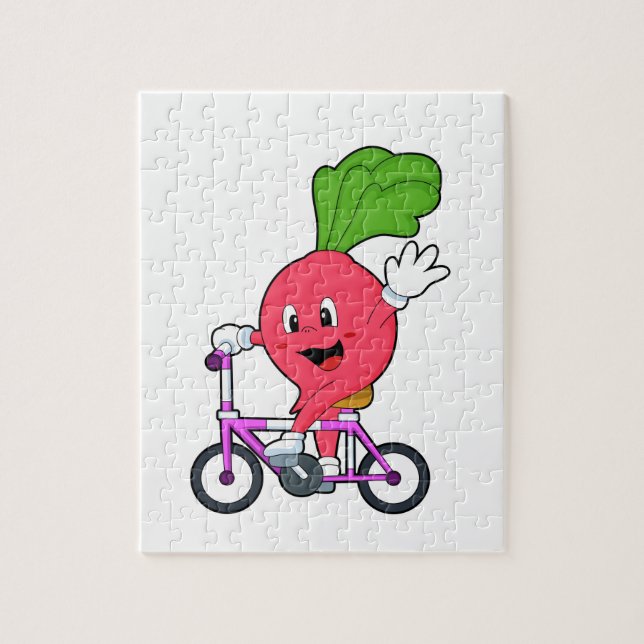 Radish with Bicycle Pussel (Vertikal)