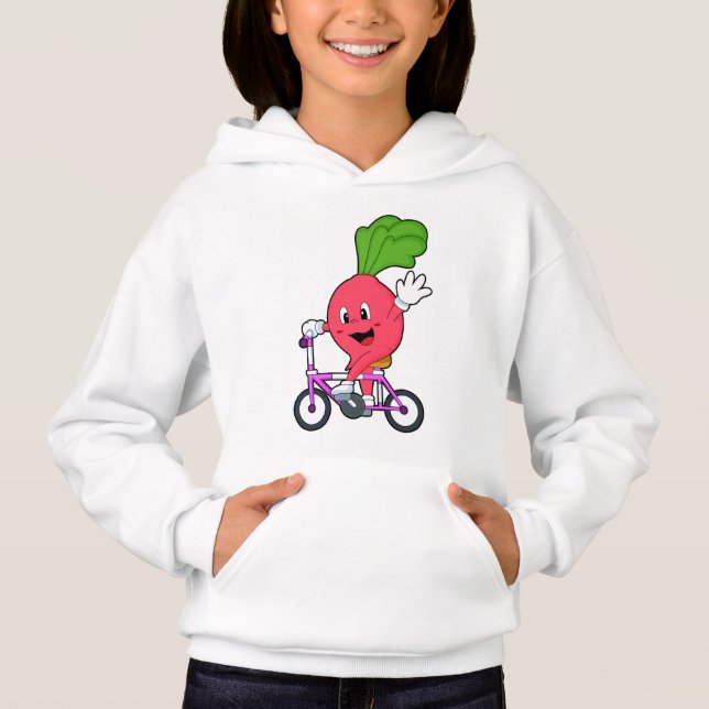 Radish with Bicycle T Shirt (Framsida)