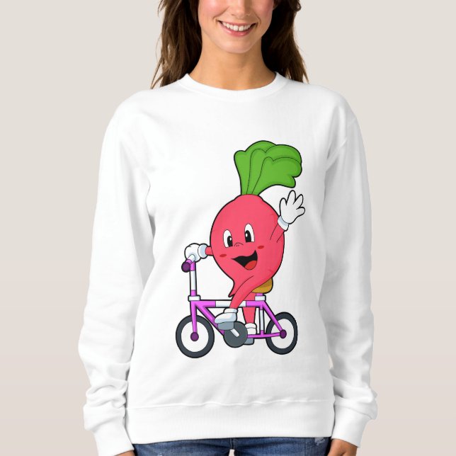 Radish with Bicycle T Shirt (Framsida)