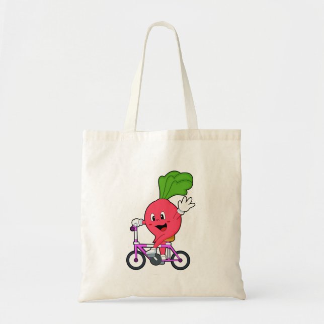 Radish with Bicycle Tygkasse (Framsidan)