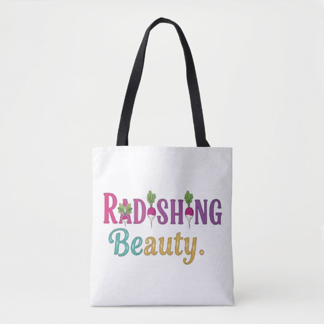 Radishing Beauty. Tygkasse (Framsida)
