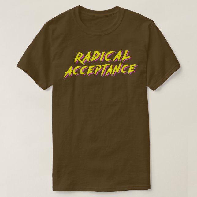 Radiskt godtagande t shirt (Design framsida)