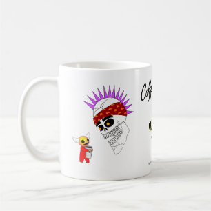 Radiskull & djävulendockakaffe med vänmuggen kaffemugg
