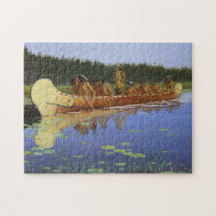 Radisson Groseilliers Voyagers Frederic Remington Pussel