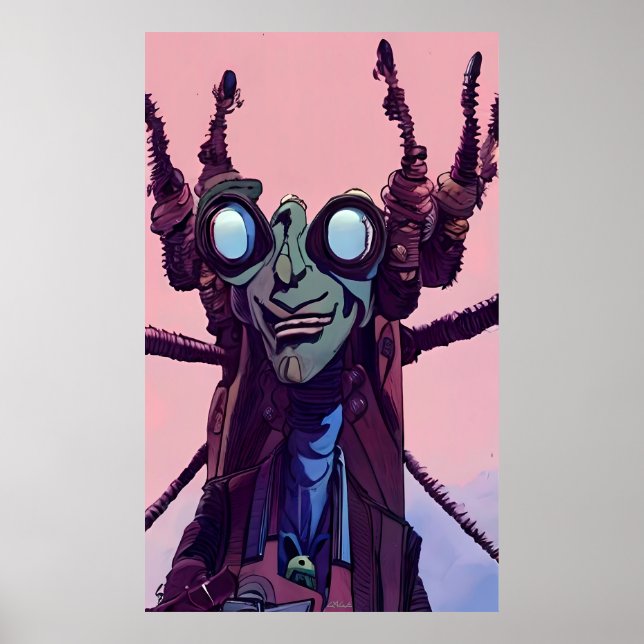 Radium Dreams - Ken Gage Art Poster (Framsidan)