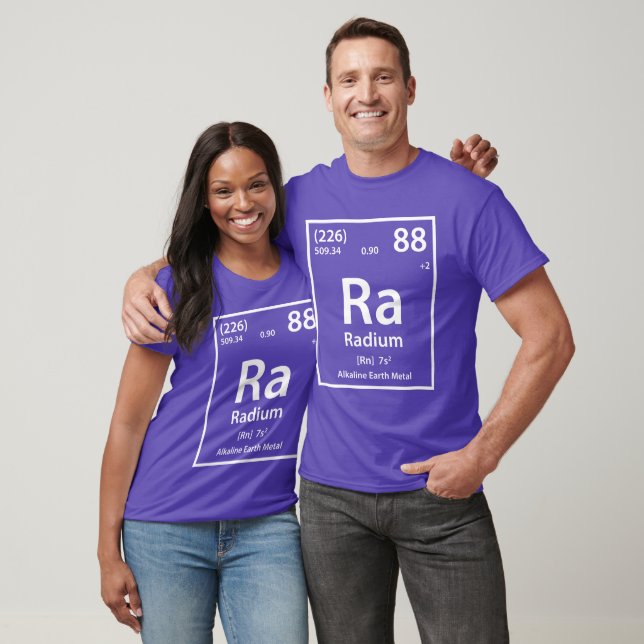 Radium Inslag (vit) T-Shirt (Unisex)