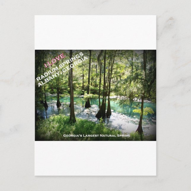 RADIUM VÅR-Albany, Georgien Vykort (Framsida)