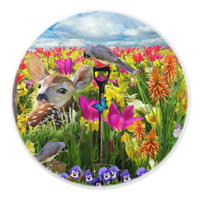 Rådjur Blommor Fält Knopp (Framsidan)