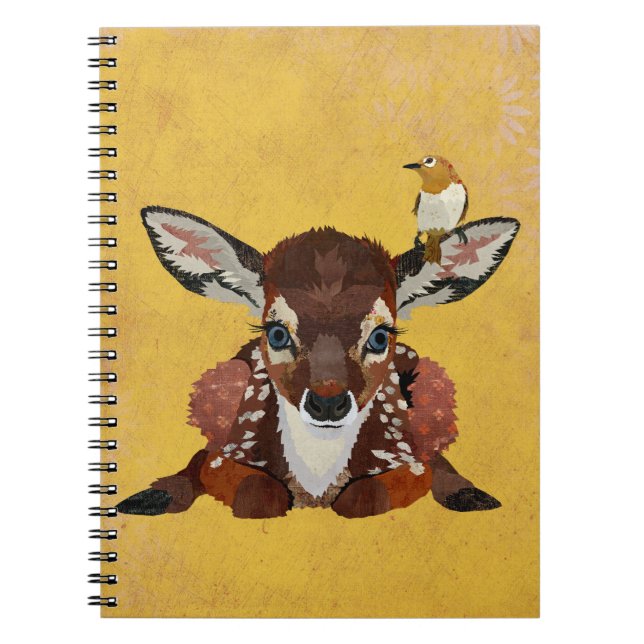 RÅDJUR & GYLLENE FÅGEL ANTECKNINGSBOK (Framsidan)