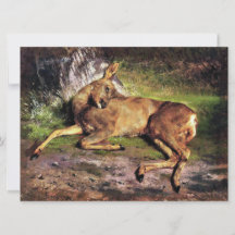 Rådjur i skogen (av Rosa Bonheur)