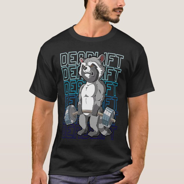 Rådjursgymnastik tyngdträning marklyft t shirt (Framsida)