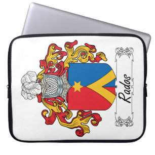 Rados familjvapensköld laptop sleeve