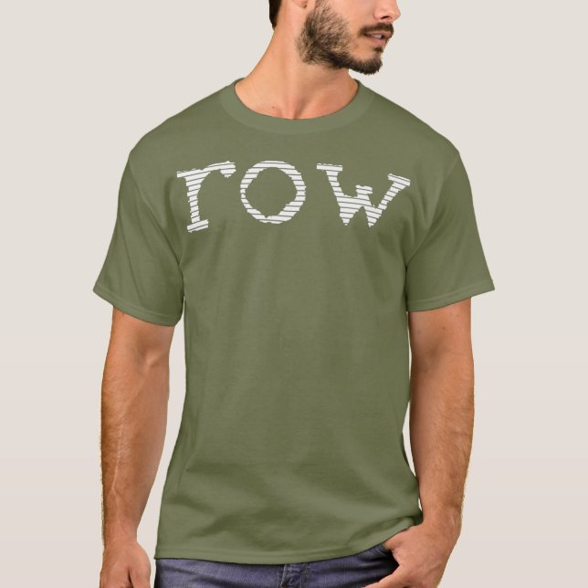 Radrad Boat Sports Team Crew Squad Kayak T Shirt (Framsida)