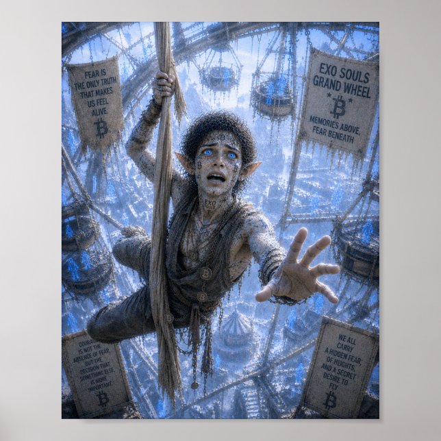 Rädsla / Akrobat / Pariserhjul Poster (Framsidan)